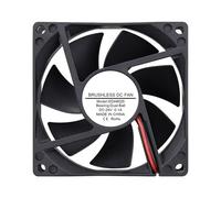1 Piece 24V Dual Ball 80mm x 25mm 8cm 2Pin Heatsink Case Cooling Fan 80 * 80 * 25mm 8025 PC Brushless Motor Cooler