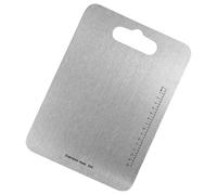 1 Piece 304 Stainless Steel Chopping Board, Titanium Cutting Board for Vegetable Fruit Meat Dough, Titanium Cutting Boards for Kitchen, Kitchen Gadgets Must Have 2024