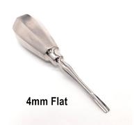 (1 piece 4mm flat) Dental Tongue Scraper Quite Minimally Invasive Tooth Extraction Tools Tooth Extracting Elevator Root Elevator
