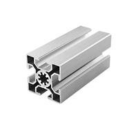 1 piece 5050-10 EU Aluminum Profile 10mm Slotted with Linear Guide Extruded European Standard Anodized 500mm 600mm(200mm)