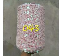 1 Piece *50g Shiny Sequin 100% Cotton Yarn+6mm and 3mm Sequins Yarn for Hand Knitting Paillette Sparkling Glistening Thread ZL49