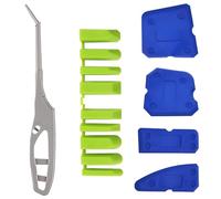 1 Piece 9-in-1 Squeegee and 4 Pieces Squeegee, Silicone Caulking Tool, Applicator Tool, Decoration Tool