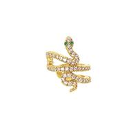1 Piece 925 Sterling Silver Earring For Women Snake Ear Cuff Clip On Earrings No Piercing Left Ear Earings Zircon Jewelry Pendientes