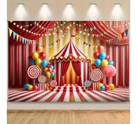 1 piece a circus feast full of colors fun of colors and vibrant background suitable for families