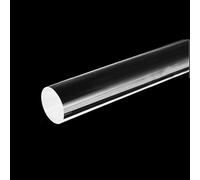 1 Piece Acrylic Rod, PMMA Bar, Diameter 30mm-38mm, Length 500mm, Transparent Plastic Sheet for DIY Projects(32mm)