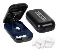 1-Piece Adjustable Pill Cutter - Compact Tablet Splitter with Precision Blade for Easy Medication Division, Portable Design Fits in Purses & Travel Kits (Multi-Angle Cutting, Non-Slip Grip)