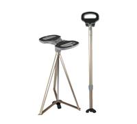 1 Piece Aluminum Walking Sticks,Lightweight Trekking Poles Collapsible,with Triangular Pad,Storage Bag and Non-slip Mat(2)