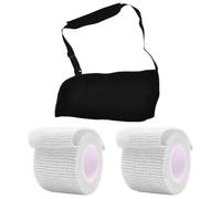 1 Piece Arm Sling, 2 Rolls of Hand Bandages, Arm Support Sling, Elbow Sling, Arm Sling for Elbow Injury, Arm Sling for Broken Wrist, Adjustable Arm Sling