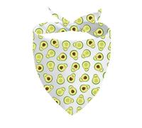 1 Piece Avocado Dog Bandana Green Avocado Over The Collar Cat & Dog Bandana (Avocado D)