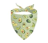 1 Piece Avocado Dog Bandana Green Avocado Over the Collar Dog Bandana Avocado Lover Gift (Avocado D UK)