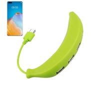 1 Piece Banana USB Hub - USB Extender Hub, USB Port Hub | 4 Port USB 2.0 Hub Splitter Adapter, Faster Data Transfer, Banana Shape USB Splitter, Type C Adapter for PC, Lap