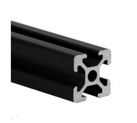 1 piece black 2020 european standard anodized aluminum profile extrusion 300mm 500mm length linear guide 500mm(300mm)