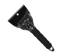 1 Piece Black Car Snow Scraper, Car Windshield Ice Scraper, Windshield And Glass Snow Removal Tool, Car Snow Removal Tool, Winter Ice Scraping Tool, Suitable For Outdoor And Driving Use In Winter
