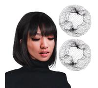 1 Piece Black Wig with Hair Net, Short Straight Hair with Bangs, Fashionable for Cosplay, Party and Daily Use