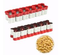 1 Piece Bone Cracker Cookie Cutter, Bone Biscuit Cutter, Stainless Steel Tiny Treats Baking Mold,For Bone-Shaped Foods, Cookies, Dough, Bread (1, 0.43x0.9)