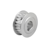 1 piece Bore 4-20mm Timing Pulley AF-Type, 20T 22T S5M Synchronizing Wheel, Width 10mm 15mm 20mm 25mm Driving Wheel(14mm(KEYWAY 5X2.3MM)*21MM*20)