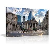 1 Piece Canvas Wall Art London England Bedroom Decor Equestrian Statue of Wellington in front of War Memorial Wall Decoration for Living Room Bathroom Decor Wall Art Framed Ready to Hang(24''Wx 36''H)