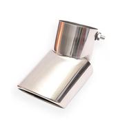 1 Piece Car Stainless Steel Exhaust Pipe Muffler Tailpipe Muffler Tip Rear Tail Throat For Jeep For Renegade For BU 2014-2023 Rear Muffler Tip Tail(1PCS-Style-A)