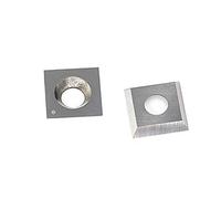 1 piece carbide tip inserts blades for chisel cutter wood lathe holder tool 5 types to choose from (14/15 mm square, 12 mm round, 30 ° R diamond and diamond)