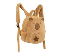 1 Piece Cartoon Animal Backpack, Plush Capybara Backpack, Travel Backpack, Large-Capacity Backpack.