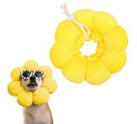 1 Piece Cat Cone Collar Soft Cute Sun Flower Neck Cat Cones Adjustable Pet Recovery Collar for Cats Kittens Puppies Soft Prevent Licking Biting Protect Wounds