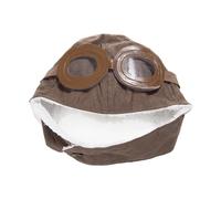 1 Piece Children's Peaked Cap, Cartoon Fashion Children's Hat, Winter Windproof Warm Hat, Soft Loose Hat, Children's Hat with Goggles (Brown)