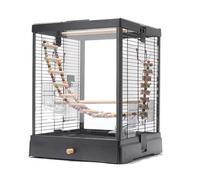 1 Piece Cockatiel Cage,20 Inch Metal Bird Cage Travel Carrier Cage With Tray For Parrots Conures Lovebird Cockatiel Parakeets Bird Cages For Budgie