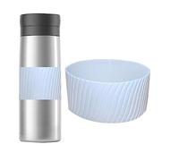 1 Piece Coffee Mug Sleeve, Glass Bottle Mug Cup Heat Resistant Sleeve Silicone Non-Slip Coffee Cup Sleeve Resistant Anti Burning Non-Slip Glass Bottle Cup Bowls Sleeves Protection Abde