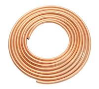 1 Piece Coil Copper Nickel Hose Line, Metal Copper Roll Tubing for Precision Industrial Fluid Transportation(6meters*15.88mm*0.7mm)
