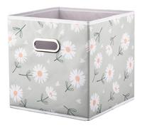 1 Piece Collapsible Fabric Storage Cube Box with Handle Space Saving Folable Cube Storage Boxes Organizer Bins for Home Office, Kids (27x27cm)