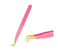 1 Piece Coloured Tweezers Stainless Steel Tweezers for Eyelash Extensions(07)