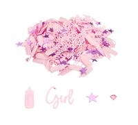 1 Piece Confetti, Baby Shower Decorations, Decorative Confetti, Baby Girl Decorations, Perfect for Birthday Parties, Baby Gender Reveal Parties