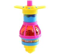 1 Piece Creative Children'S Flash Luminous Spinning Top Winding Toy Colorful Top Student Prize Random Color Random Color