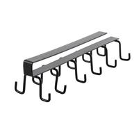 1 Piece Cup Holder, Mug Holder, Wall Mounted Coffee Cup Holder, Double Row Cup Holder, Hole-Free Cup Holder, Cabinet Cup Holder, Cup Organizer, Hanging Cup Drying Hook, Cleaning Product Organizer