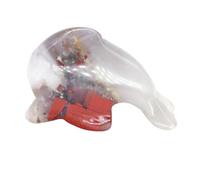 1 Piece Dolphin Natural Stones Crystals Rose Quartz Carved Animal Figurine Stone Crafts Collection Home Decor,Blood Stone