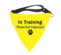 1 Piece Dot Not Approach/Please Approach Slowly Nervous Dog Bandana Shy Rescue Nervous Shy Dog Gift (Please Don't Approach N)