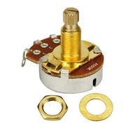 1 Piece Double Balance Stacked Knurled Stalk Split Shaft Guitar Bass Volume Tone Control Pots Potentiometer