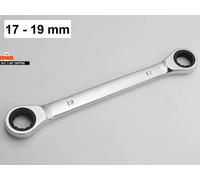 1 Piece Double Head Ring Ratchet Wrench , Chrome Vanadium Steel Ratchet Spanner