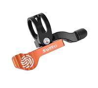 1 Piece Dropper Seatpost Lever Remote Control Aluminum Alloy Mechanical Action Handlebar Shifter Cable Kit Suitable for Mountain Biking, Orange
