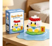 1 Piece Duck,Cheer Up Duck Ornament,Cute Cartoon Figurine | Inspirational Design Compact Desk Trinket For Bedroom Decor Hobby Collection Craft Fans Cool Birthday Gifting