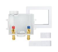 1 Piece EFIELD 1/2"Copper Press Washing Machine Outlet Box,Center Drain