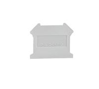 1 piece end cap D-UK4/10 suitable for UK3N UK5N UK6N UK10N UIK16 UK25 terminal accessories end plate DIN rail terminal end cap(For UK 10N)