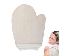 1 piece exfoliating loofah gloves, exfoliating glove for body and face, gentle cleansing and massage with natural loofah sponge, shower sponge body, exfoliating glove for effect