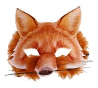 1 Piece Fox Mask - Realistic Animal Mask, Adult Kids Costume Accessory for Halloween, Role Play, Party, Banquet or Dance,Fancy Dress Hunt Animal Carnival Book Week Mask(Orange)