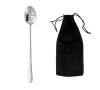 1 Piece Fun Coffee Spoon, 1 Piece Drawstring Bag, Friendship Spoon, Best Friend Gift Spoon, Couple Gift Spoon, Gift for Good Friends