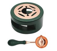 1 Piece Furnace Base and 1 Piece Spoon, Wax Seal Heating and Melting Device, Wax Sealer, DIY Wax Stamp, Invitation Making