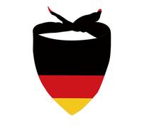 1 Piece Germany Scarf Germany Country Flag Dog Bandana German Theme Dog Gift (Germany Country Flag D)