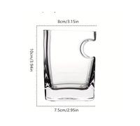 1 Piece Gift For Men, Cigar Whiskey Glass, Vintage Whiskey Glass With Dimpled Cigar Holder