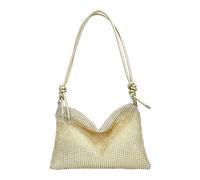 1 piece gold rhinestone bag, party handbag, women's clutch bag, vintage evening bag, suitable for weddings, evening parties, dances.