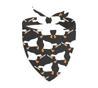 1 Piece Goose With Knife Triangle Dog Bandana Meme Goose Duck Dog Scarf Goose Game Lover Gift (Goose With Knife Triangle D)